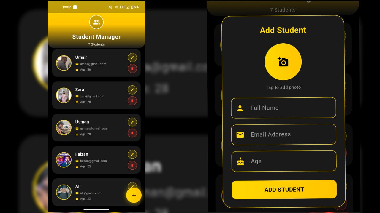 Student DB Manager by Muhammad Tayyab