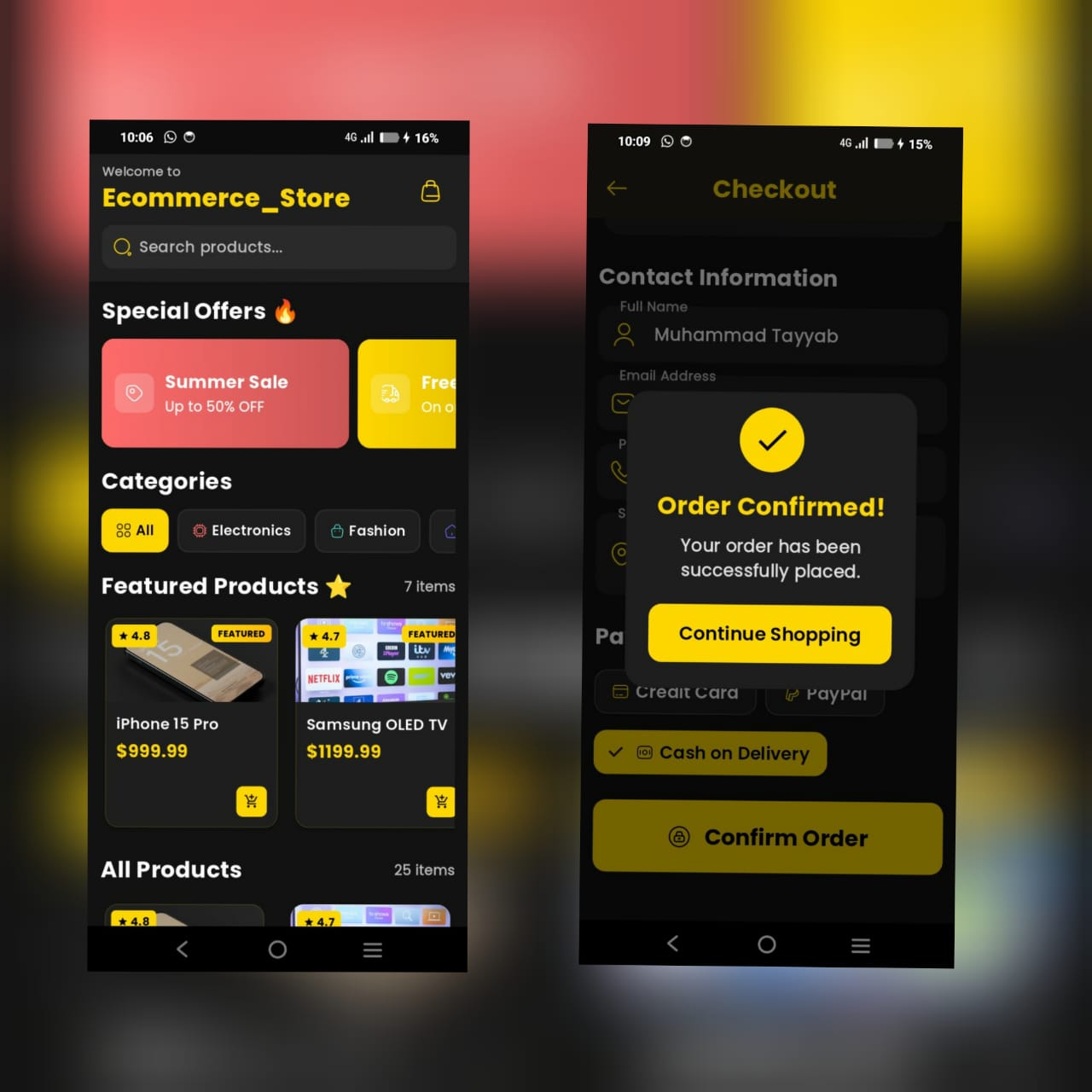 E-Commerce App by Muhammad Tayyab